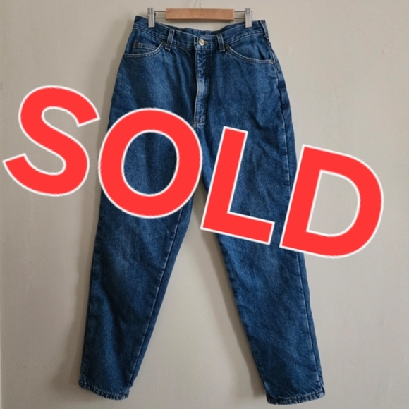 SOLD: LL Bean Classic Blue Denim Jeans - Picture 1 of 5